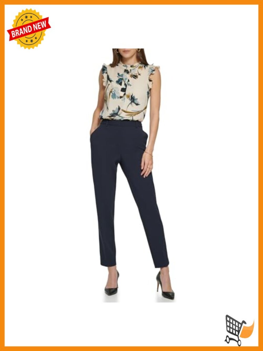 Casual Skinny Pants Mid Rise Zip Front Flat Front Business Daily Wear